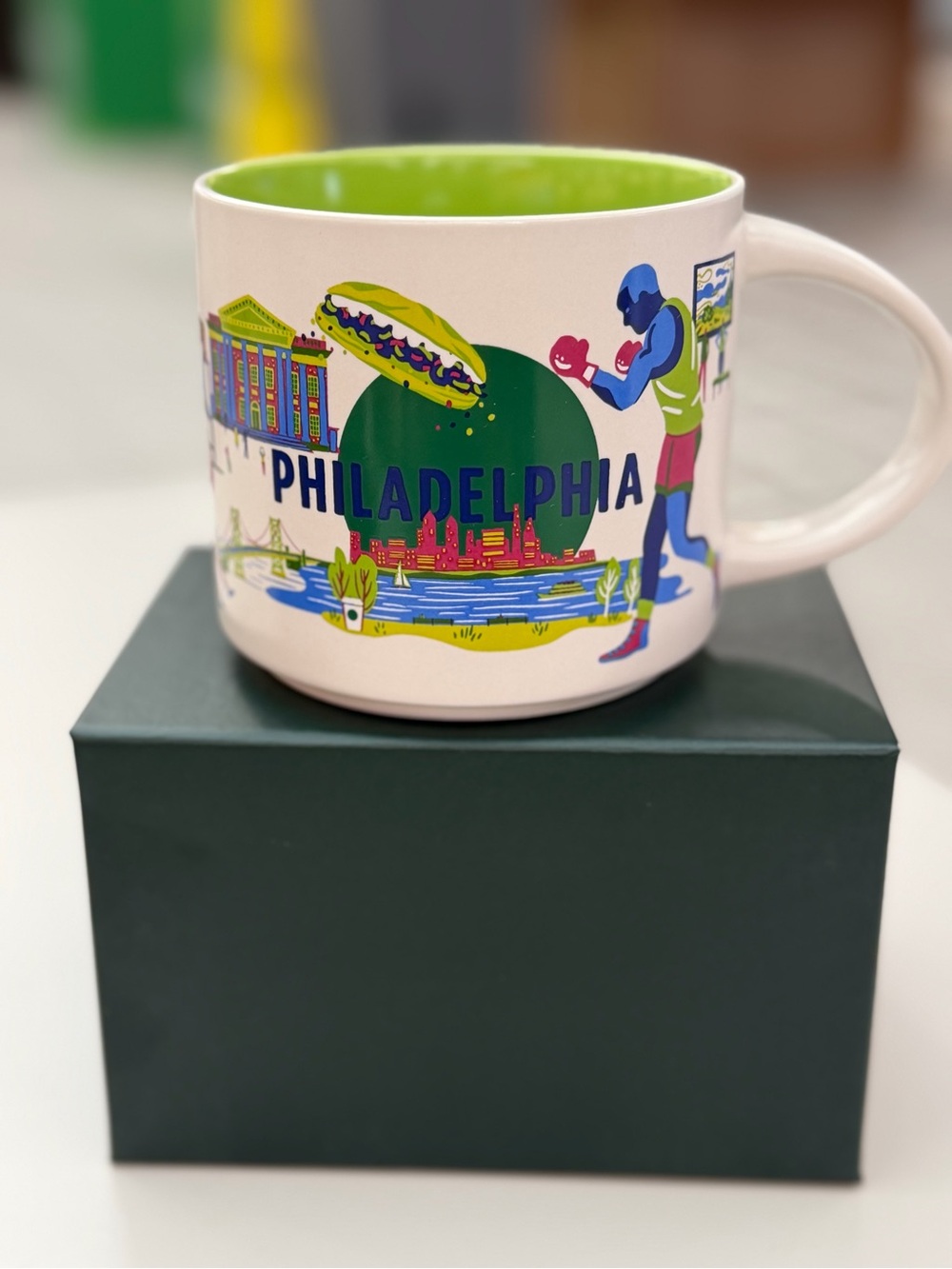 Starbucks Discovery Series Philadelphia Ceramic Mug, 14 oz